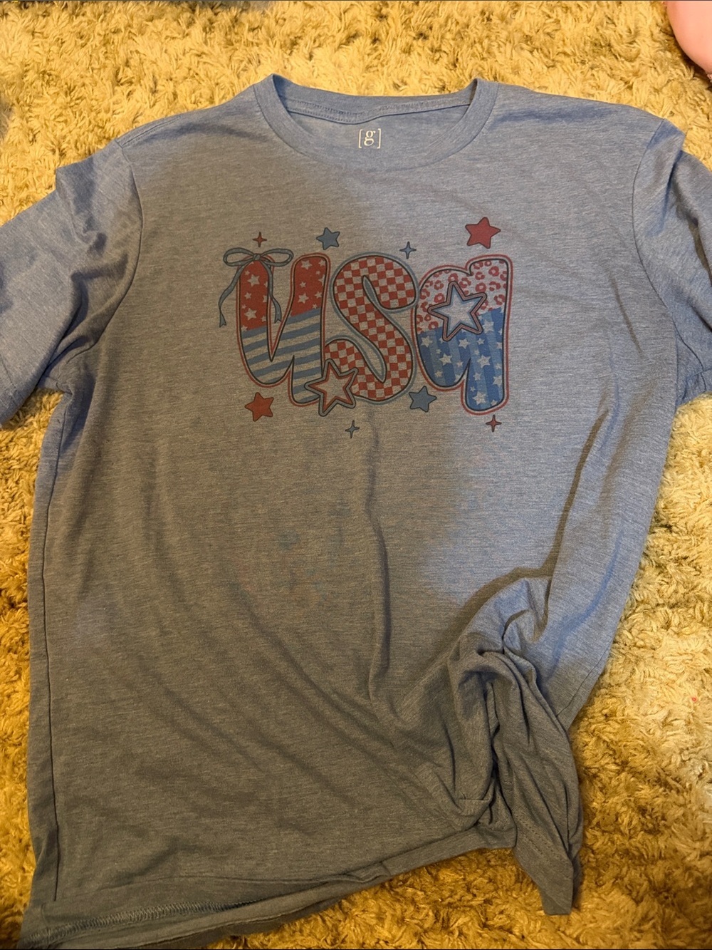 George Blue Graphic Short-Sleeve Tee